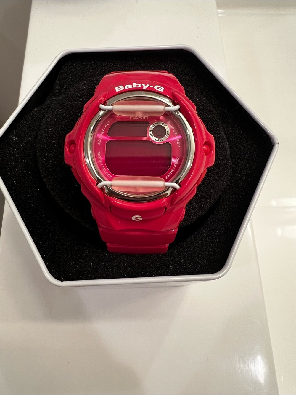 Casio Baby-G Bright Pink Digital Sports Watch